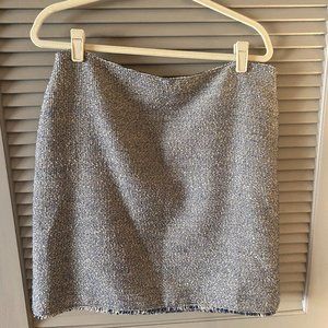 Banana Republic Navy Tweed Skirt Size 10L